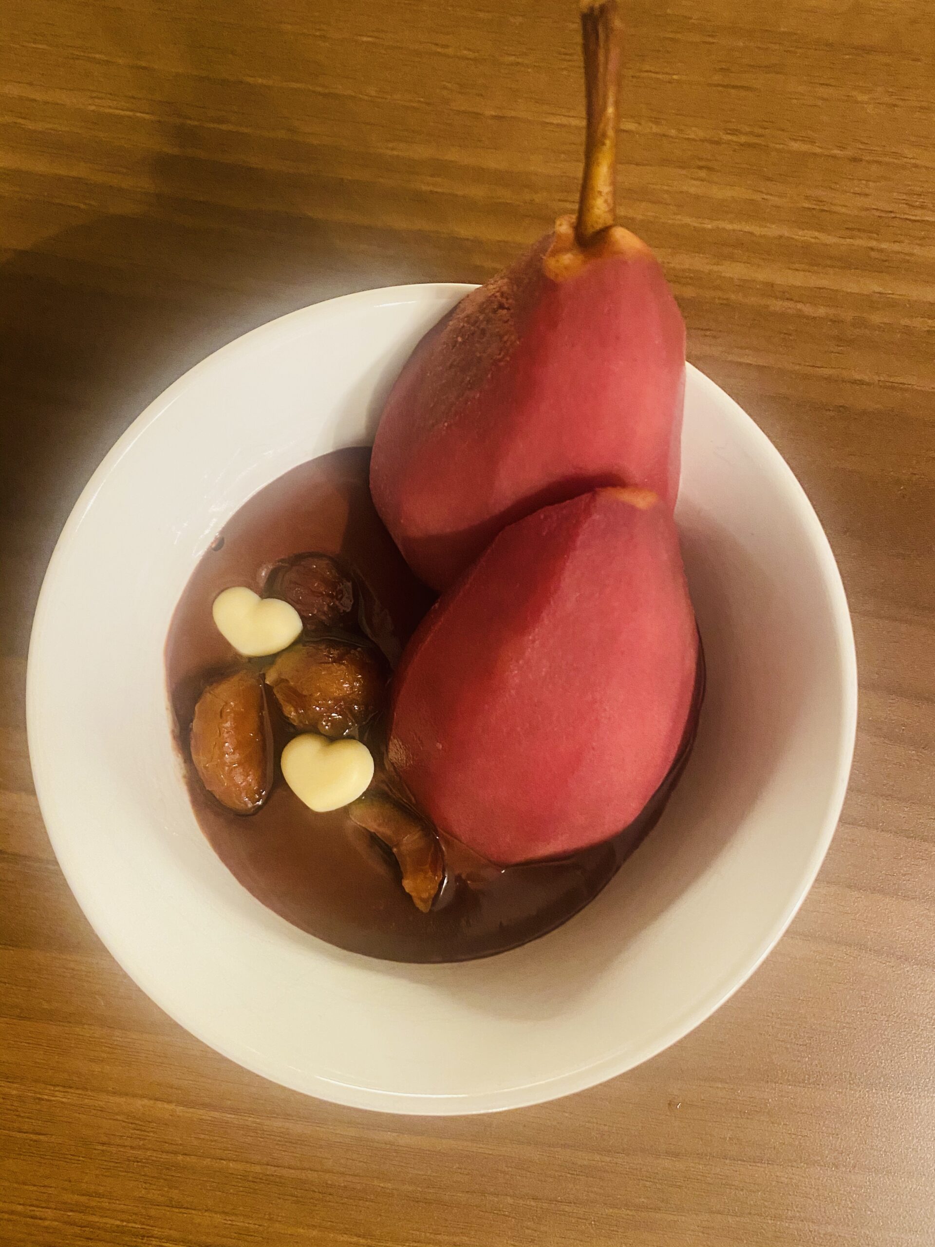 Schokocreme mit Birne & Maroni