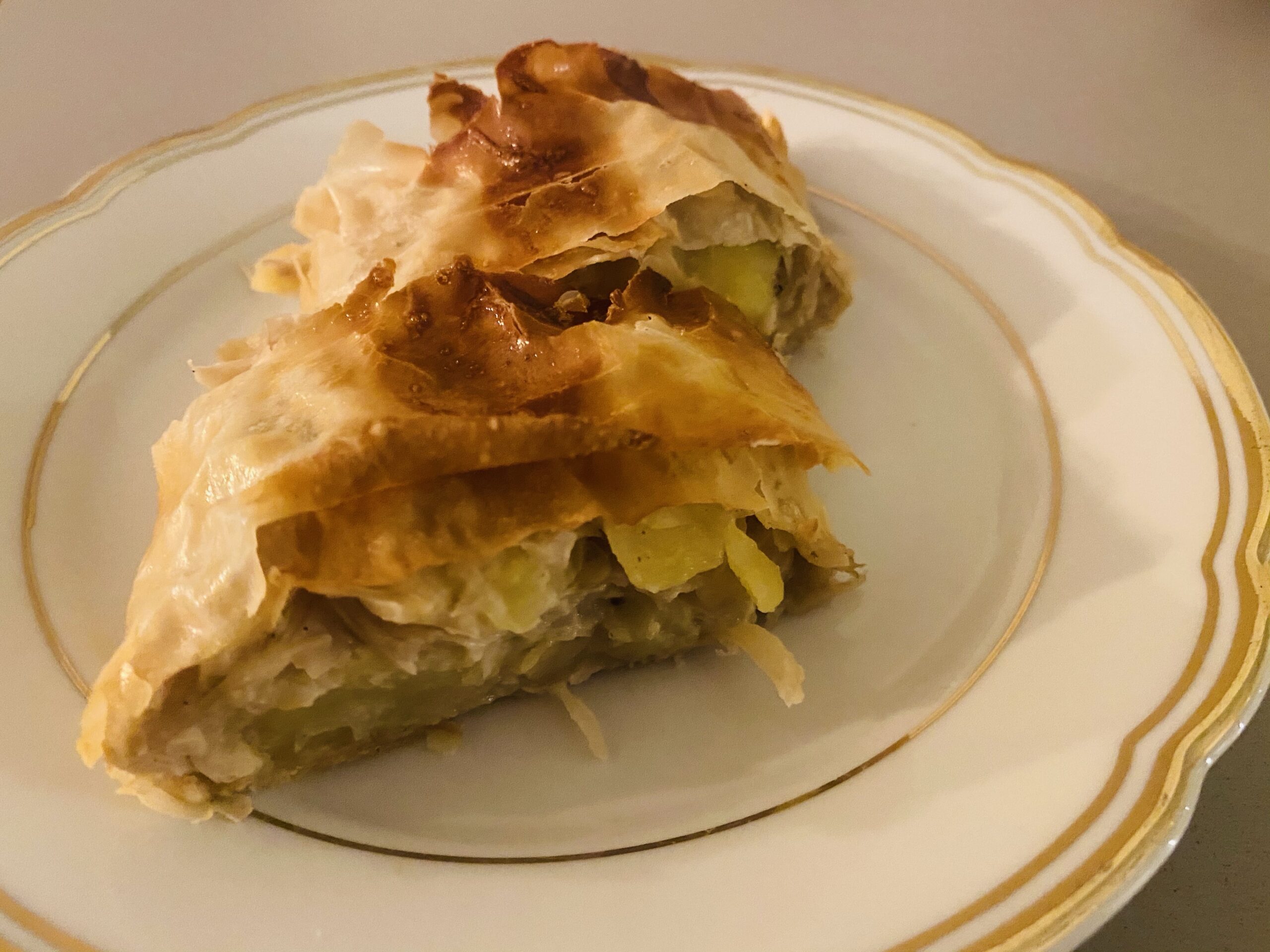 Kraut-Kartoffel-Strudel