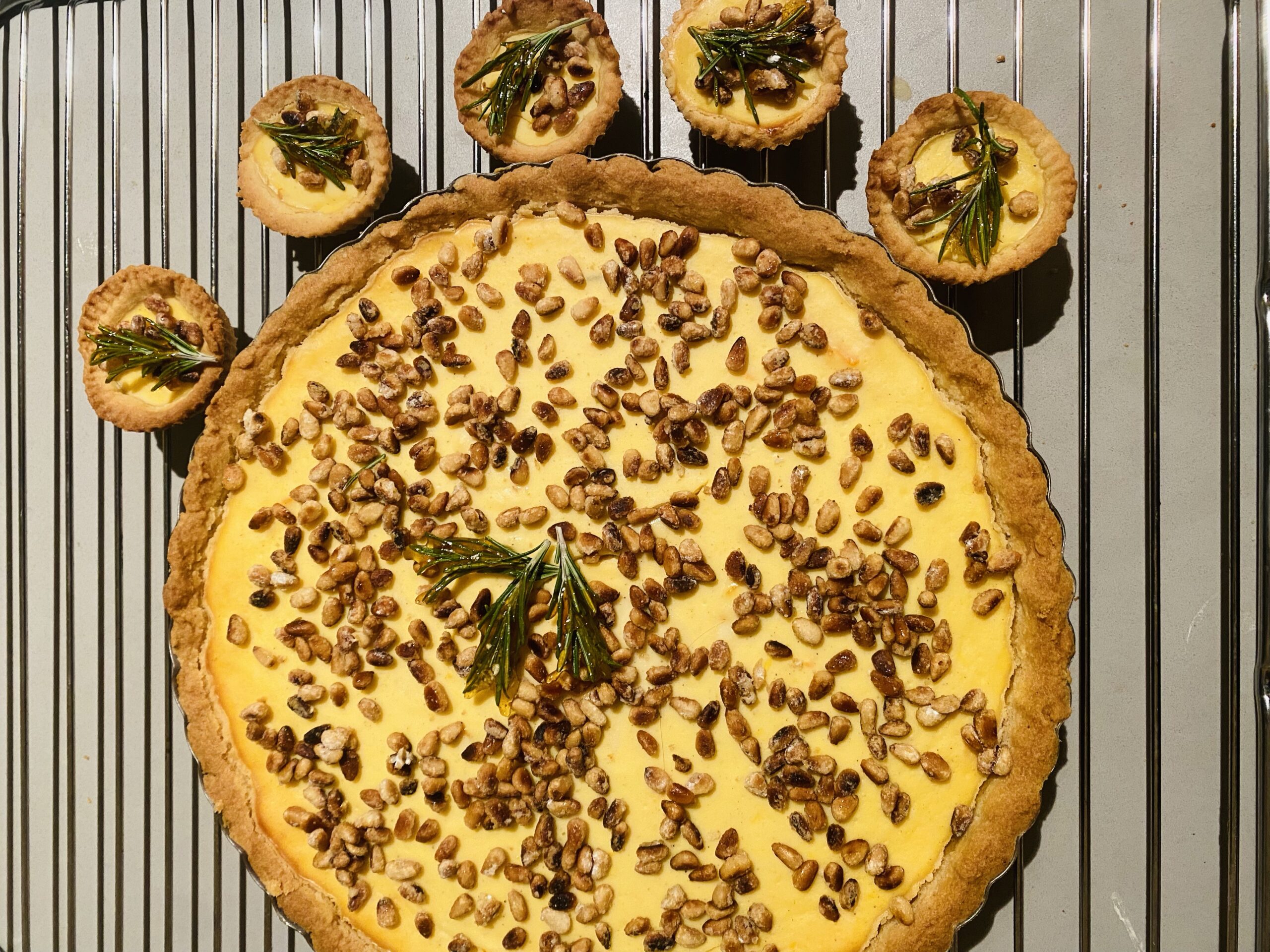 Orangen-Ricotta-Tarte